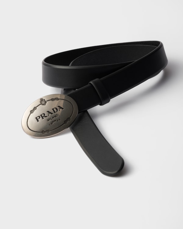 Leather belt - Black Leather belt - Black