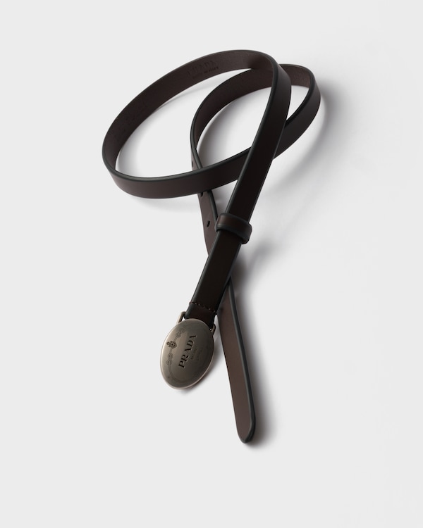 Leather belt - Coffee Leather belt - Coffee