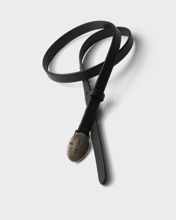 Leather belt - Black Leather belt - Black