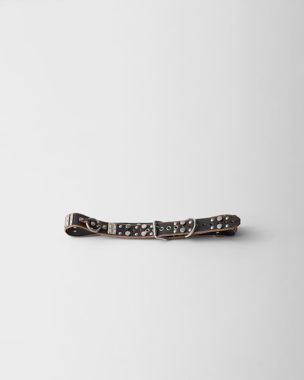 Black Leather belt | PRADA