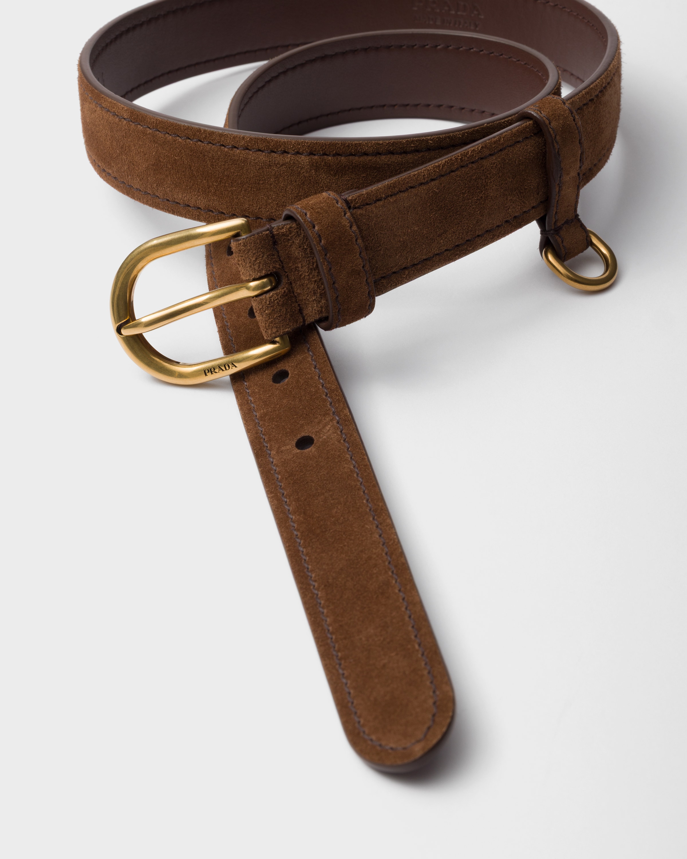 Shop Prada Suede Belt
