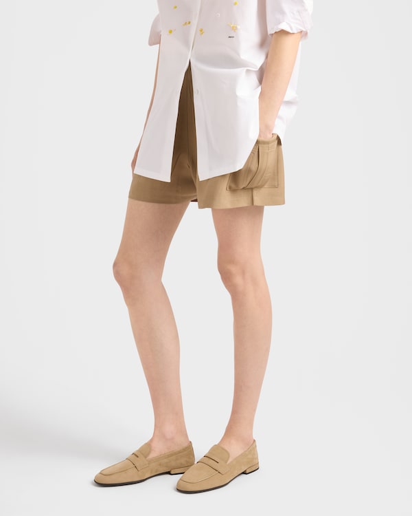 Loafer aus Nubukleder - Wüstenbeige Loafer aus Nubukleder - Wüstenbeige