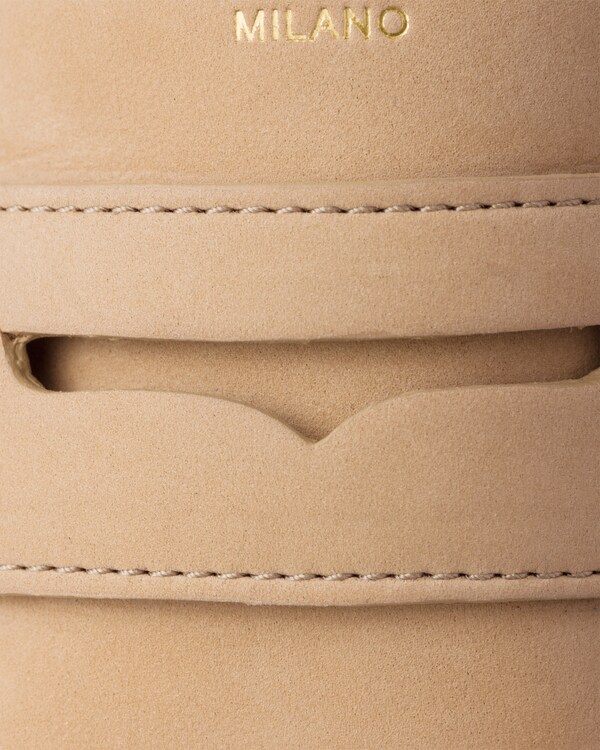 Mocasines de piel nobuk - Beige Desierto Mocasines de piel nobuk - Beige Desierto