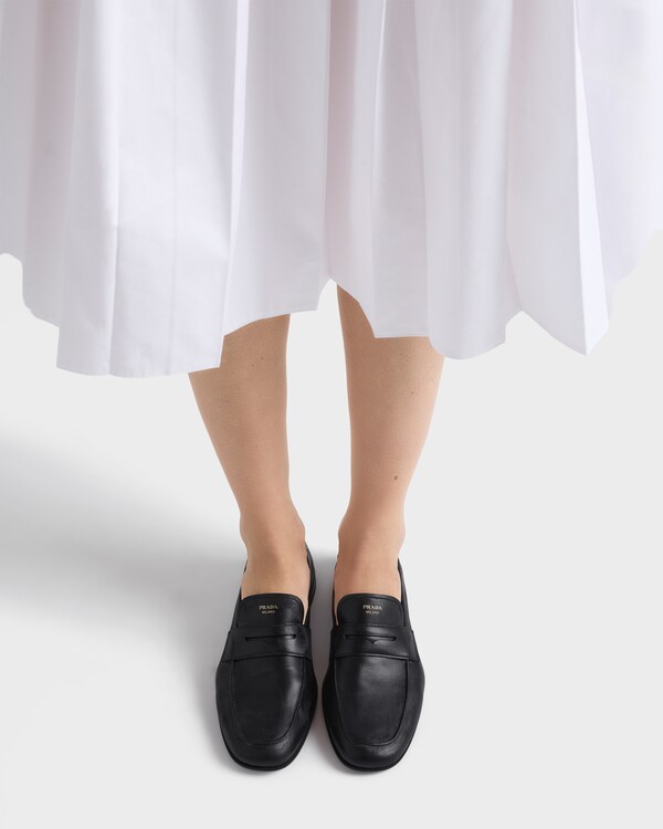 Mocassins Shuffle en cuir effet vieilli Mocassins Shuffle en cuir effet vieilli