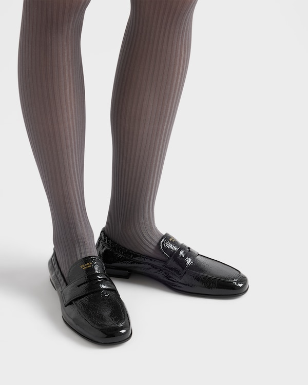 Shuffle patent leather loafers - Black Shuffle patent leather loafers - Black