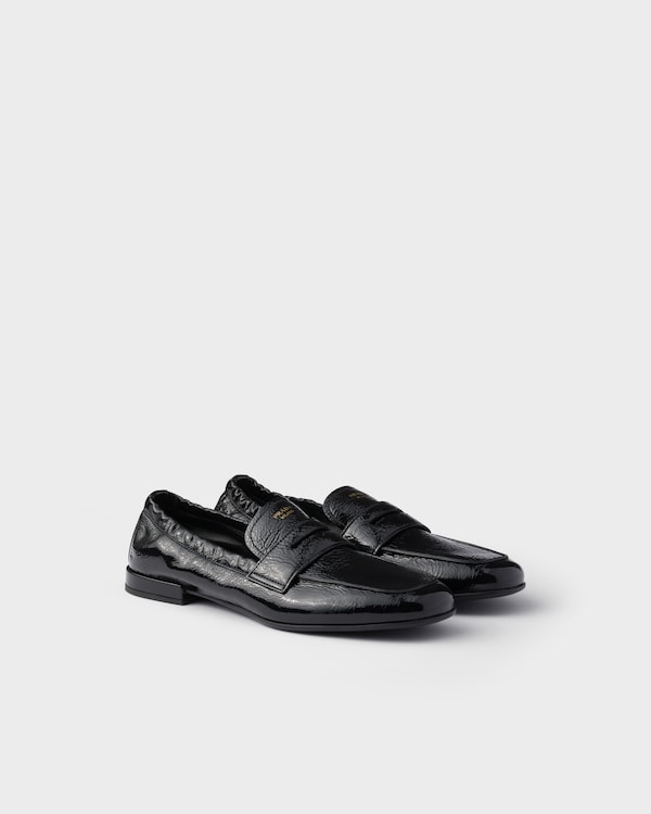 Shuffle patent leather loafers - Black Shuffle patent leather loafers - Black