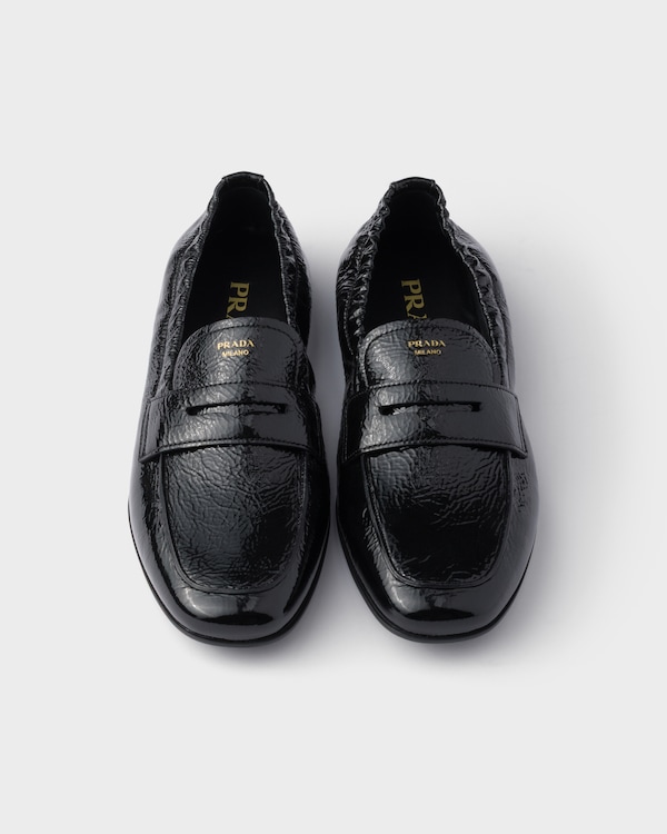 Shuffle patent leather loafers - Black Shuffle patent leather loafers - Black