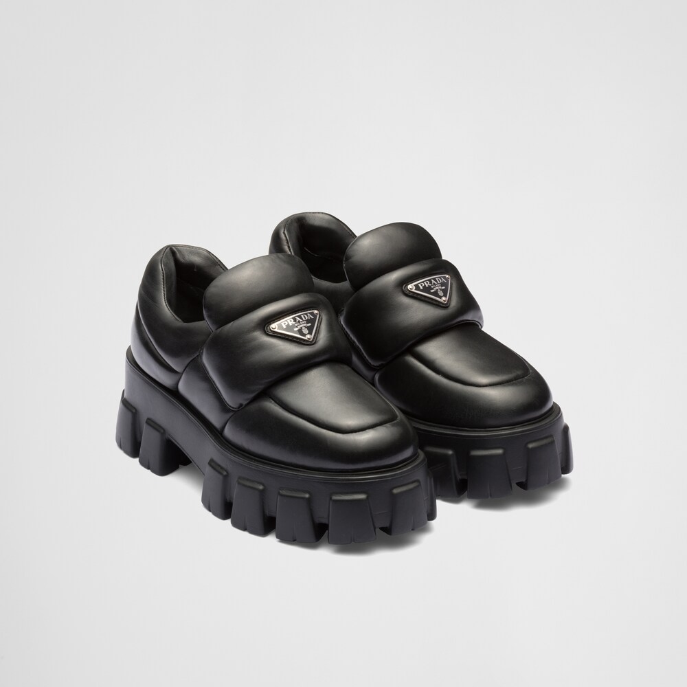 Prada Soft padded nappa leather loafers 1