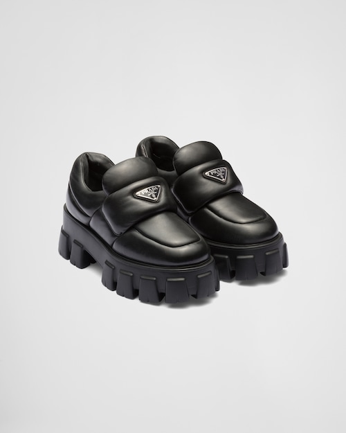 Prada Soft padded nappa leather loafers 1