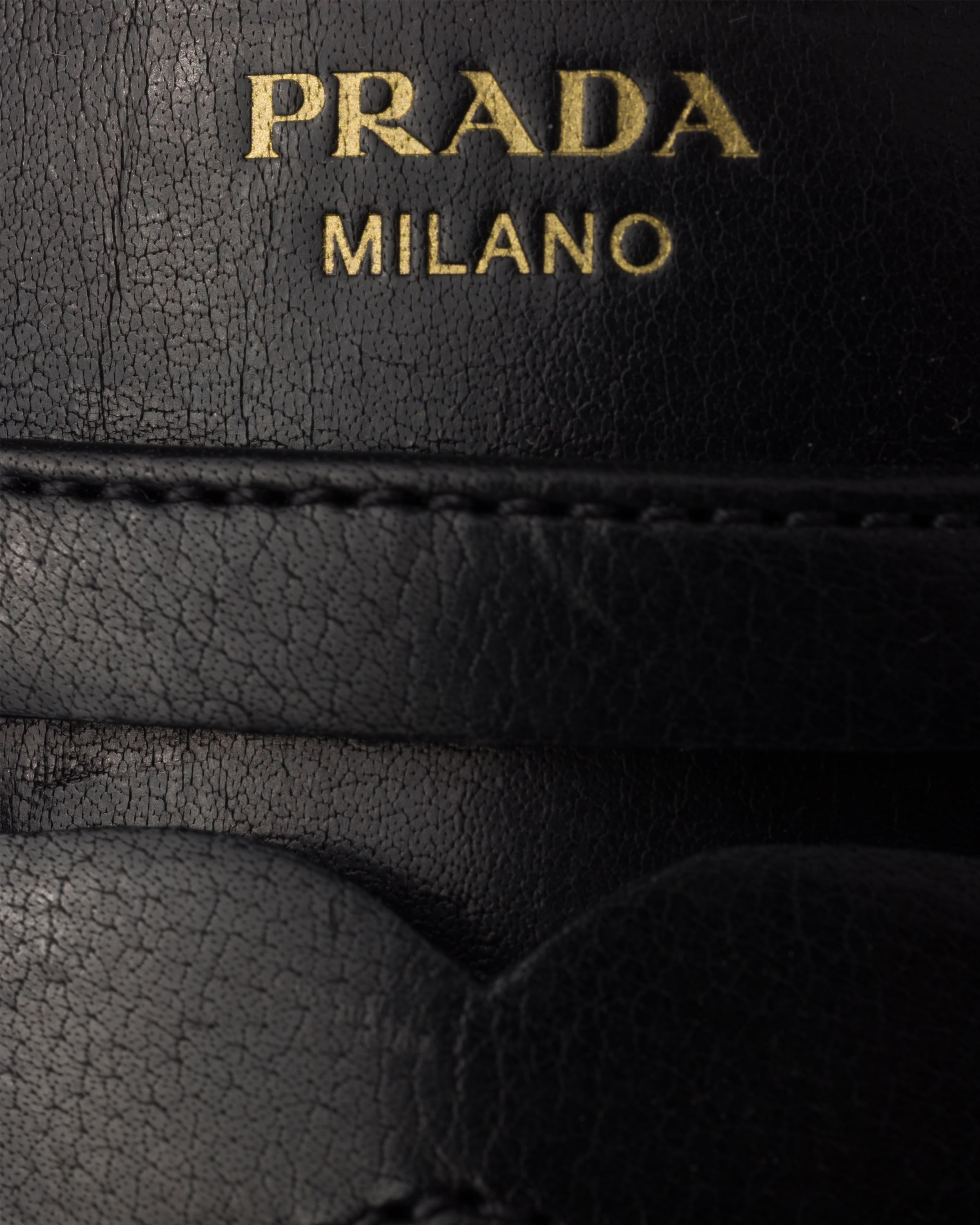 Black Leather Mules | PRADA - United States