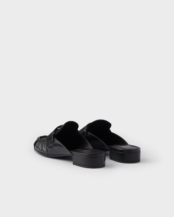 Leather mules - Black Leather mules - Black