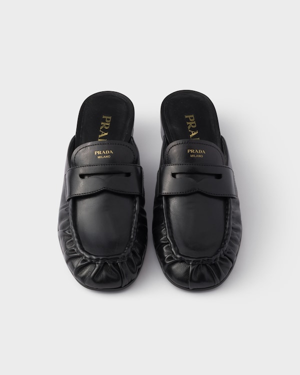 Leather mules - Black Leather mules - Black