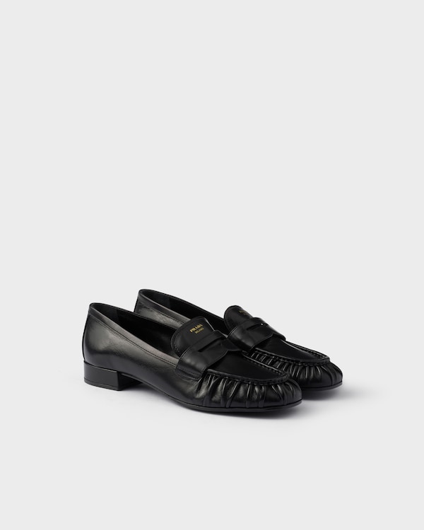 Mocasines de piel - Negro Mocasines de piel - Negro