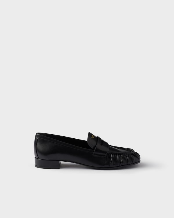 Mocasines de piel - Negro Mocasines de piel - Negro