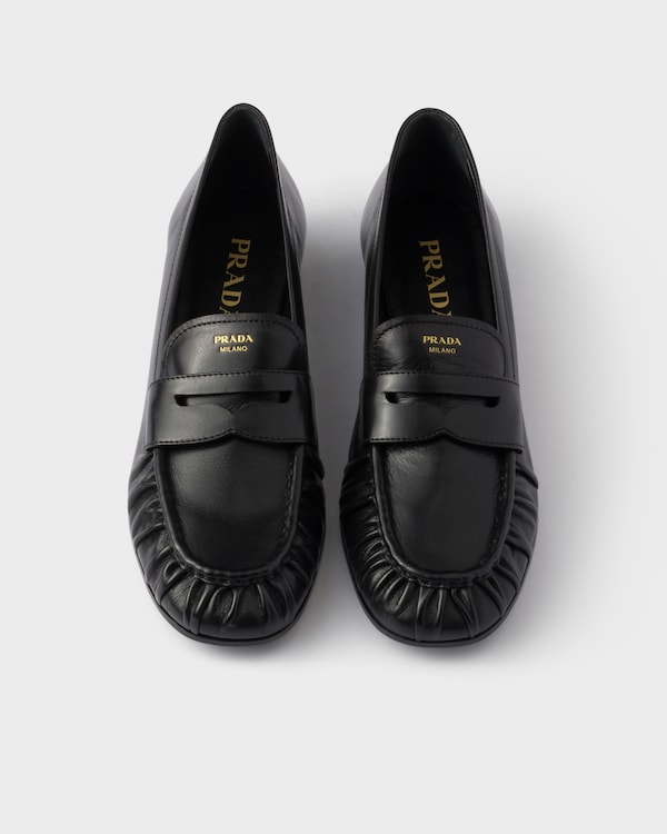 Mocasines de piel - Negro Mocasines de piel - Negro