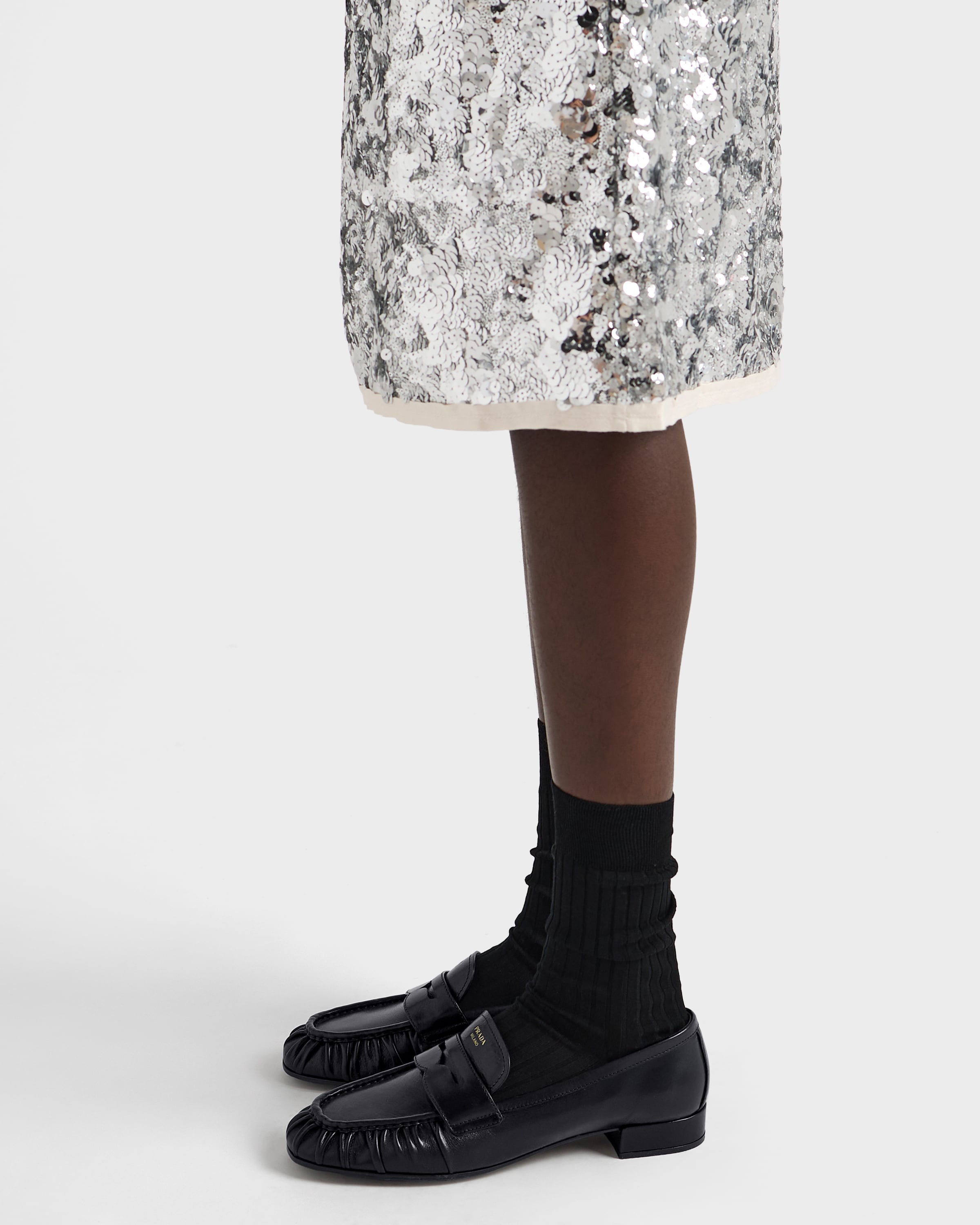 Leather loafers