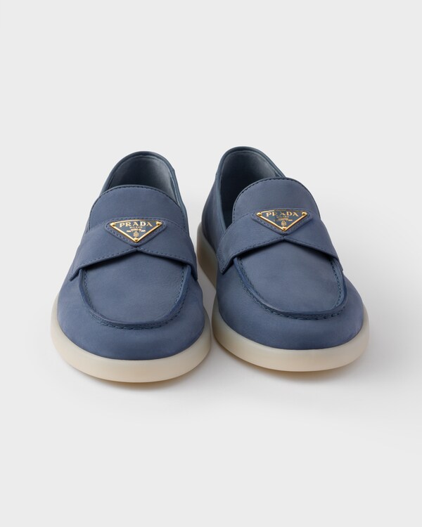 حذاء لوفر من جلد نوبوك - أزرق ملاحي حذاء لوفر من جلد نوبوك - أزرق ملاحي