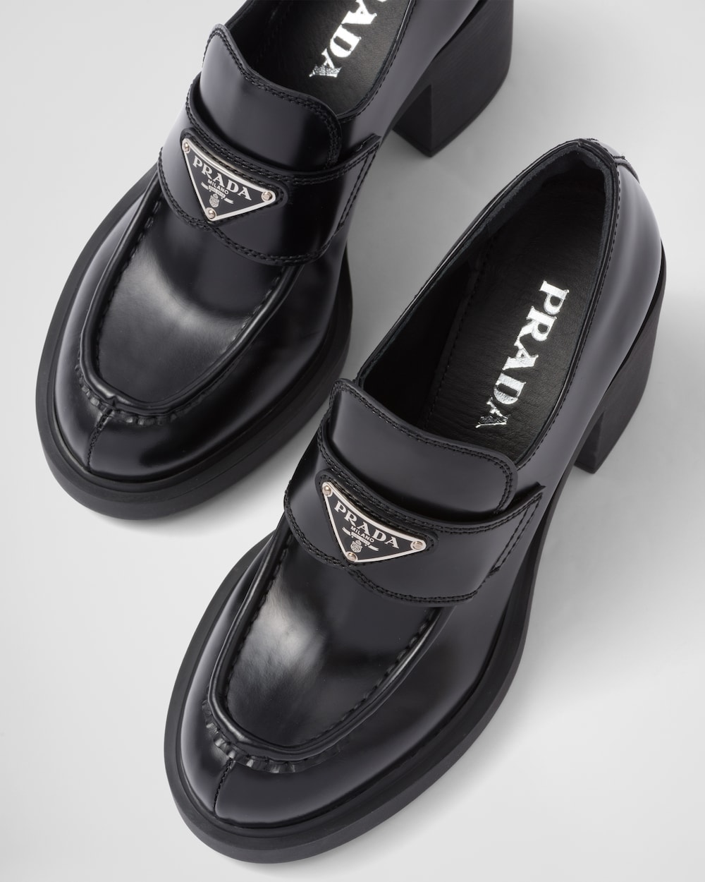 Black Chocolate high-heeled brushed