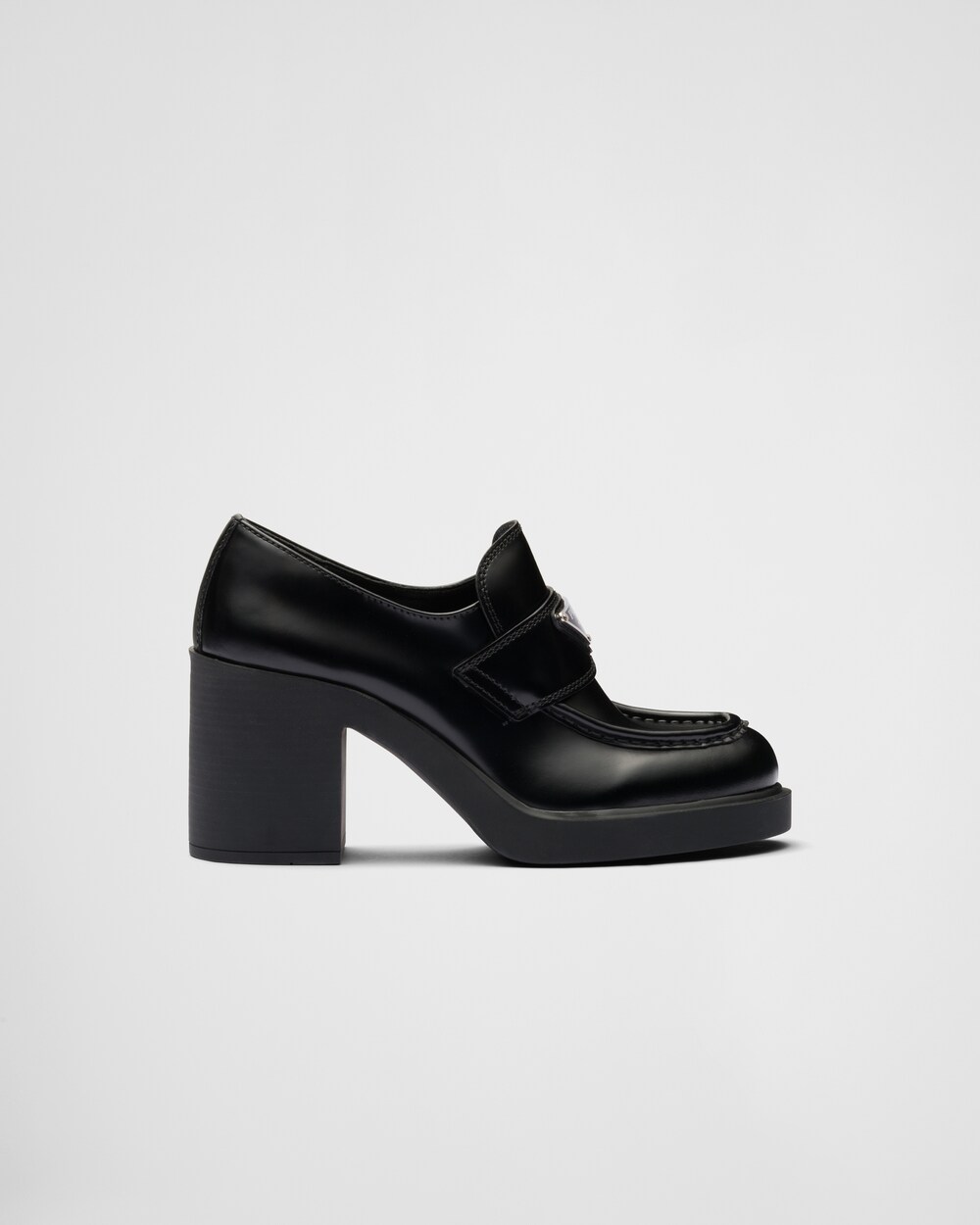 Prada loafer heels clearance