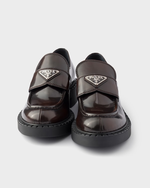Mocasines Chocolate de piel cepillada - Sienna Mocasines Chocolate de piel cepillada - Sienna