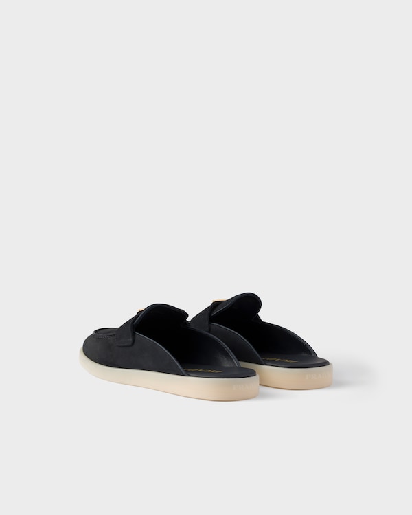 Nubuck mules - Navy Nubuck mules - Navy