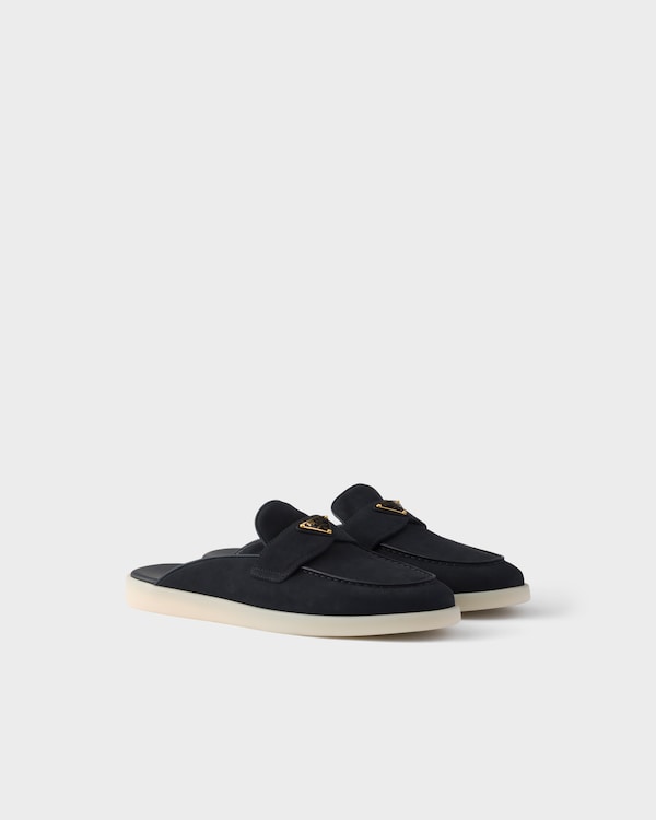 Nubuck mules - Navy Nubuck mules - Navy
