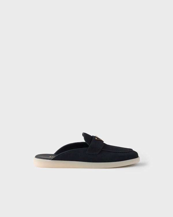 Nubuck mules - Navy Nubuck mules - Navy