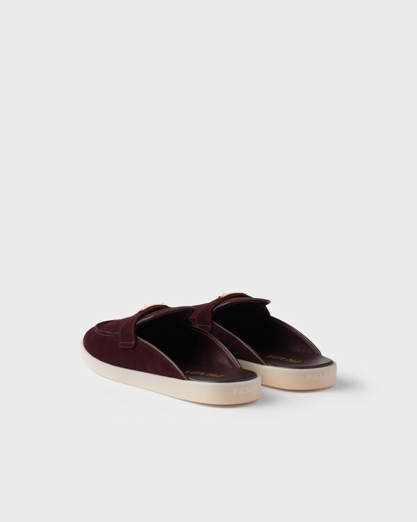 Mules en veau velours Mules en veau velours