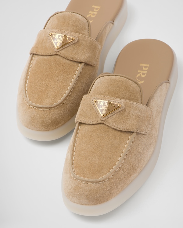 Suede mules - Ecru Suede mules - Ecru