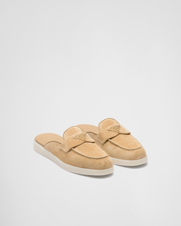 Suede mules - Ecru Suede mules - Ecru
