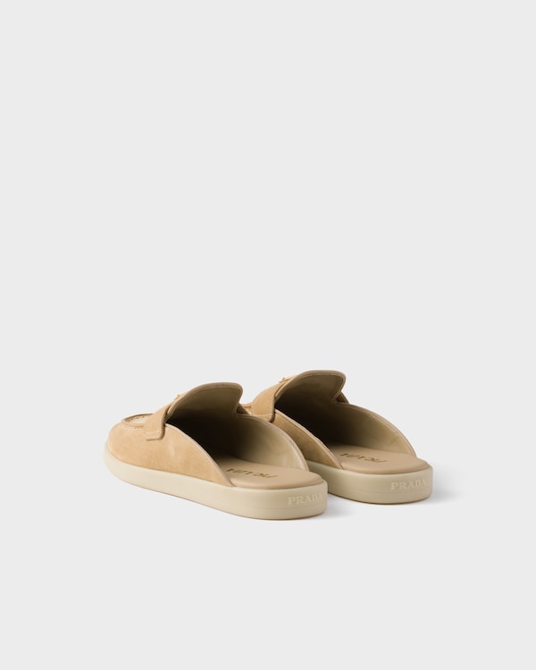 Suede mules - Ecru Suede mules - Ecru