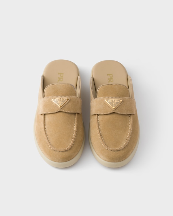 Suede mules - Ecru Suede mules - Ecru