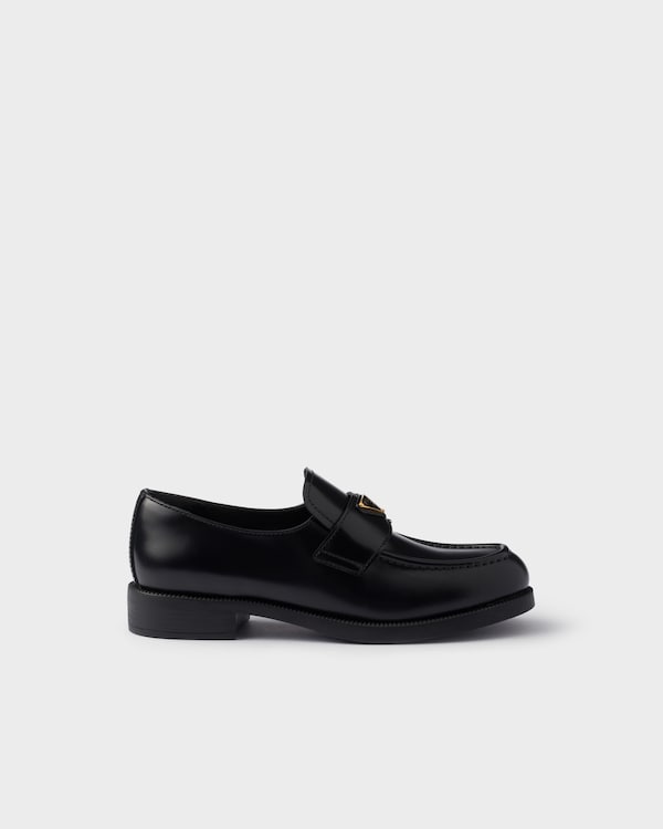 Loafer aus gebürstetem Leder Loafer aus gebürstetem Leder
