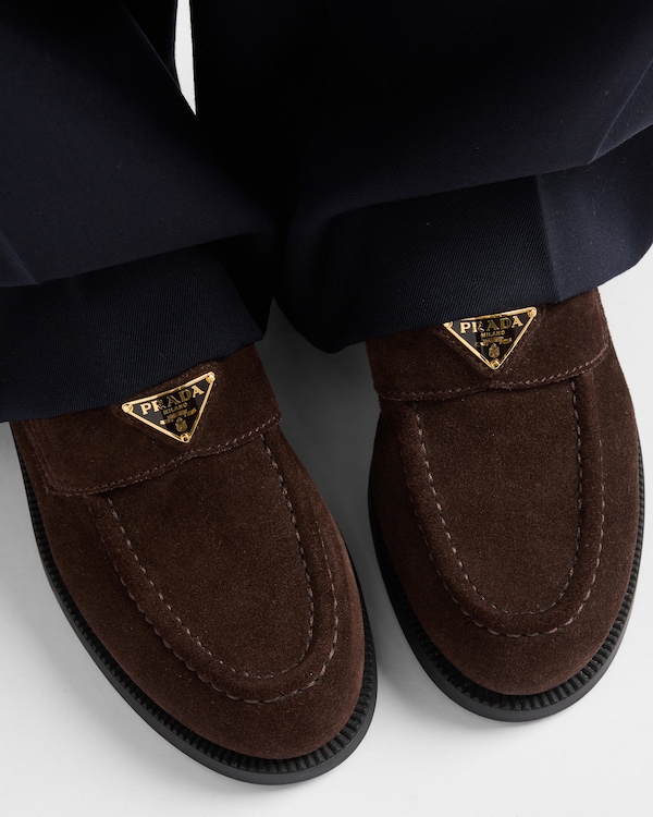 스웨이드 로퍼 - 다크 브라운 스웨이드 로퍼 - 다크 브라운