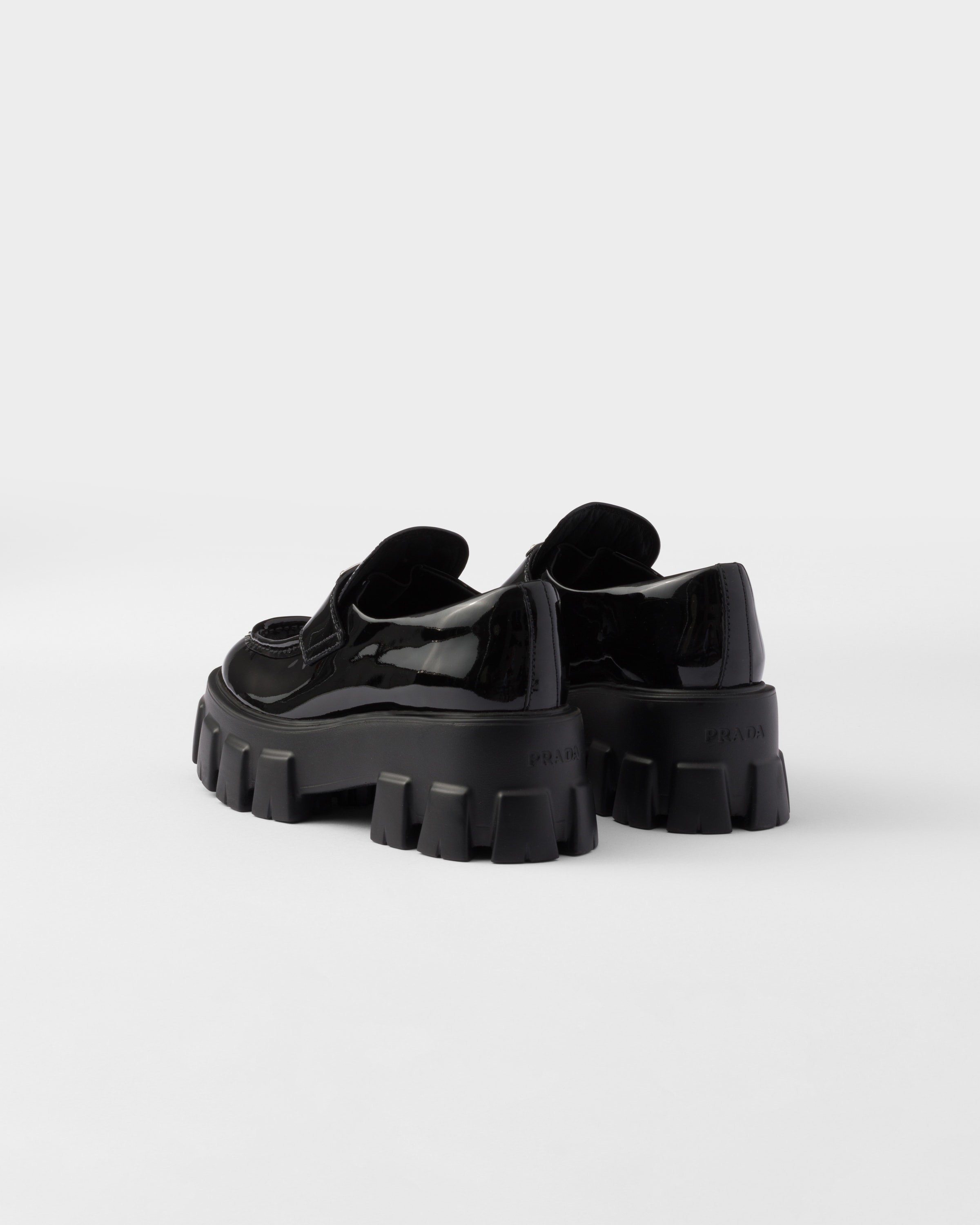 Monolith patent leather loafers