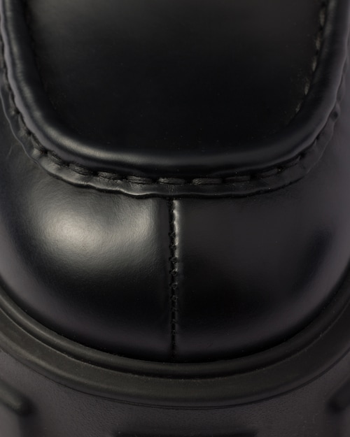 Prada Brushed leather Monolith loafers 5