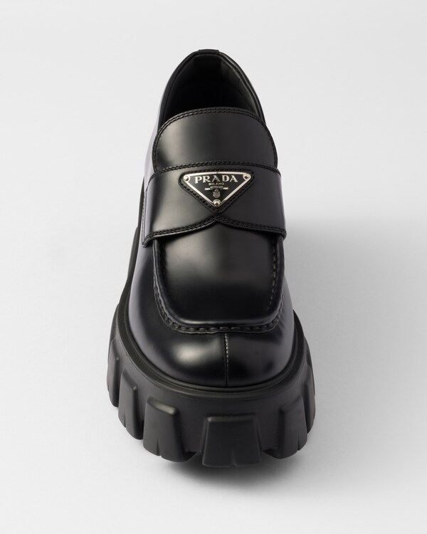 Brushed leather Monolith loafers Brushed leather Monolith loafers