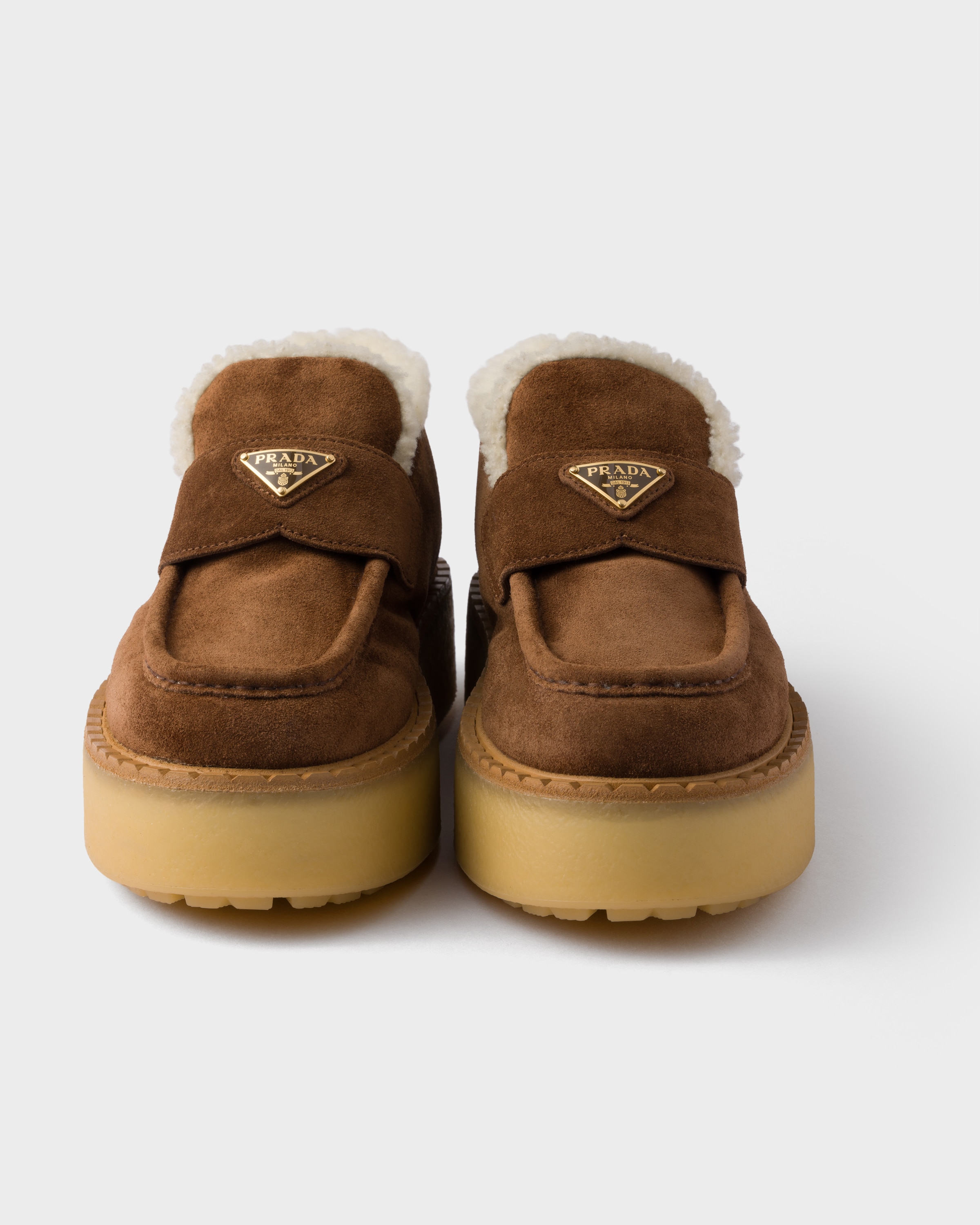 Suede loafers