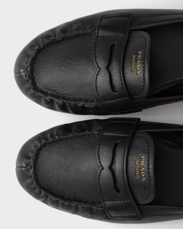 Mocassins en cuir - Noir Mocassins en cuir - Noir