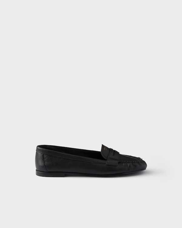 Mocassins en cuir - Noir Mocassins en cuir - Noir