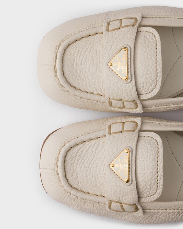 Leather loafers - Chalk White Leather loafers - Chalk White