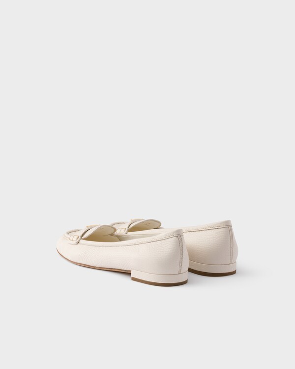 Leather loafers - Chalk White Leather loafers - Chalk White