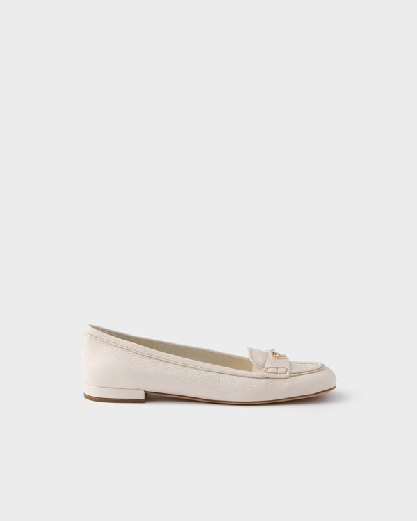 Leather loafers - Chalk White Leather loafers - Chalk White