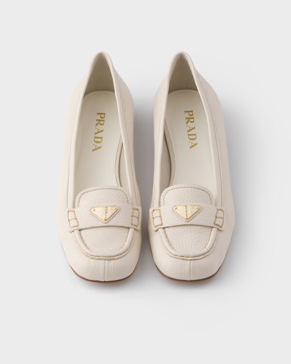 Leather loafers - Chalk White Leather loafers - Chalk White