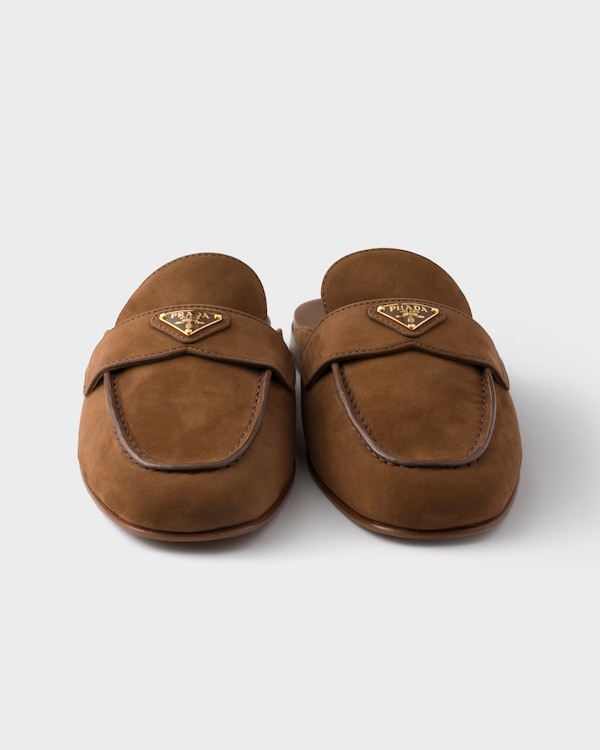 Nubuck mules - Cocoa Brown Nubuck mules - Cocoa Brown