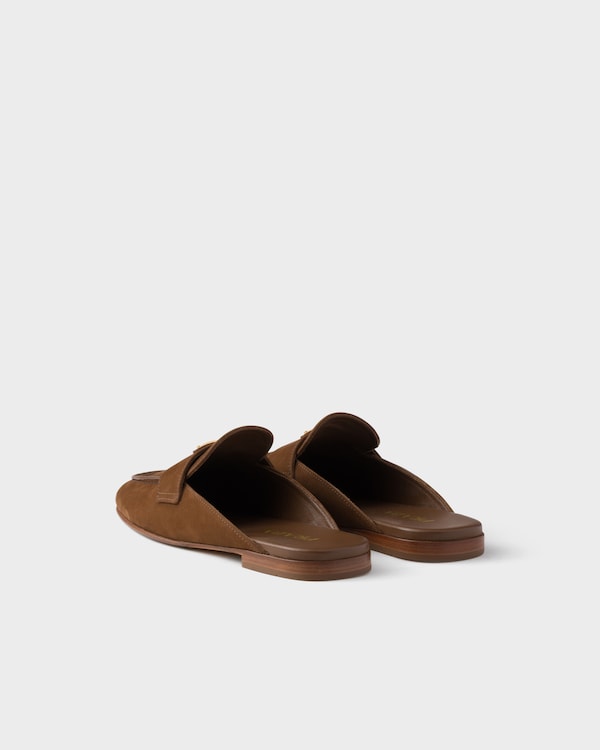 Nubuck mules - Cocoa Brown Nubuck mules - Cocoa Brown