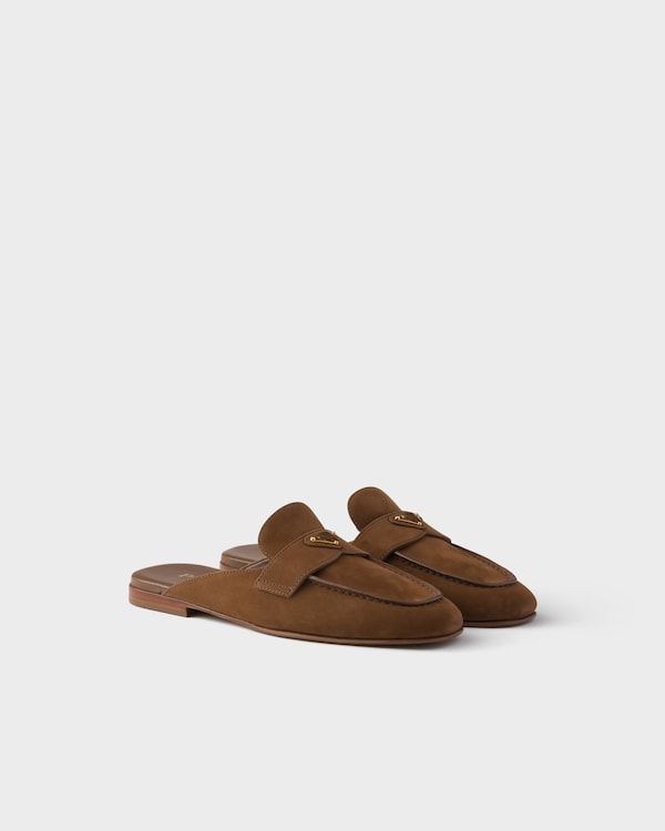 Nubuck mules - Cocoa Brown Nubuck mules - Cocoa Brown