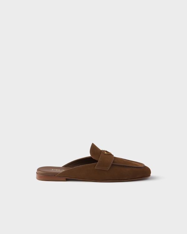 Nubuck mules - Cocoa Brown Nubuck mules - Cocoa Brown