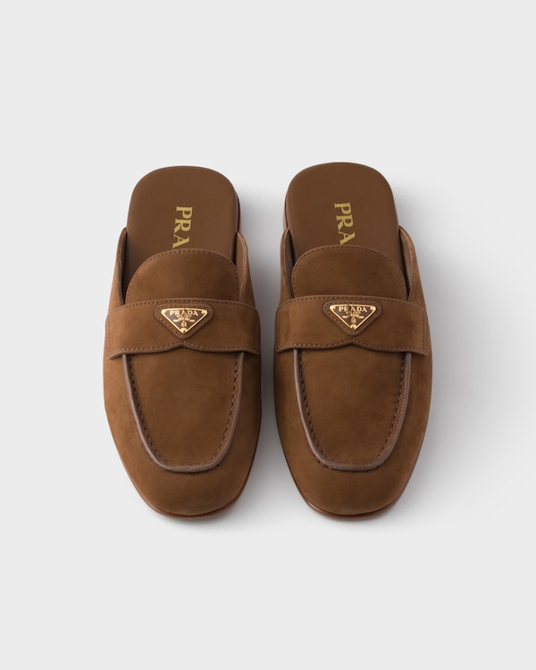 Nubuck mules - Cocoa Brown Nubuck mules - Cocoa Brown