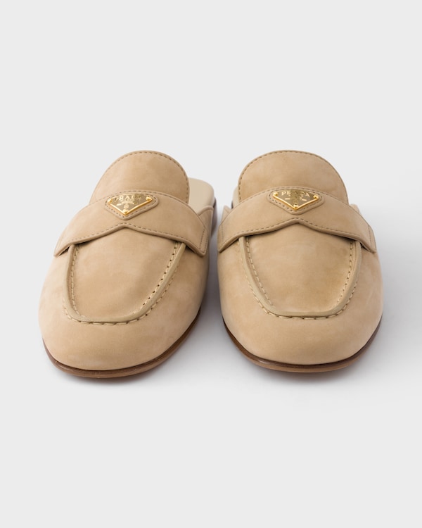 Nubuck mules - Desert Beige Nubuck mules - Desert Beige